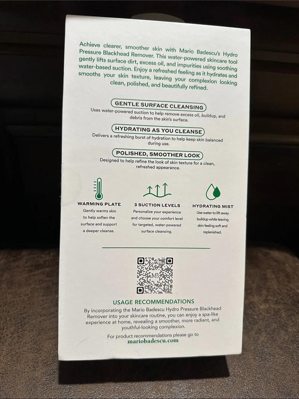 Mario Badescu Hydro Pressure Blackhead Remover - Mint Green
